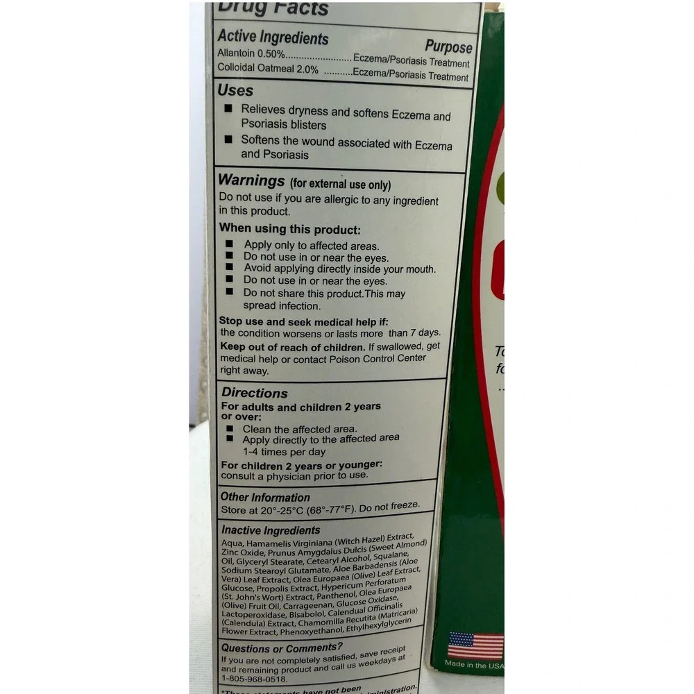 4pk Oleavicin Eczema Psoriasis Treatment Cream 4oz Olive Leaf Extract Exp 04/25